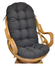 Polstr na křeslo Swivel tmavě šedý melír