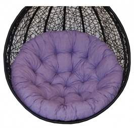 Polstr na závěsnou houpačku Imperia - fialový melír