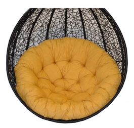 Polstr na závěsnou houpačku Imperia - žlutý melír