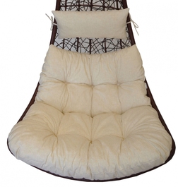 Polstr na závěsnou houpačku Margarita - látka béžový melír