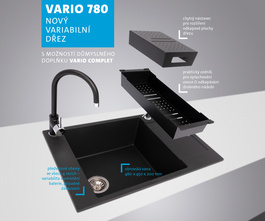 Sinks VARIO 780 Metalblack