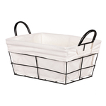 OV4136-ST - Koš kovový, s látkou.