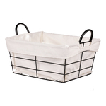 OV4136-V - Koš kovový, s látkou.