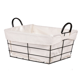 OV4136-V - Koš kovový, s látkou.