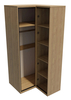 Šatní skříň rohová PILETAS M-14 dub hickory