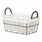 OV4133-ST - Koš kovový, s látkou.