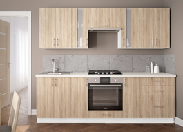 Kuchyně FELIPE B 240 bílá/dub sonoma