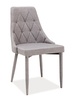 Jídelní čalouněná židle TRIX šedá