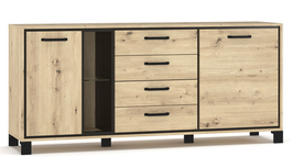 Komoda 2D4S BUCKET dub artisan/wenge