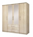 Skříň ROMA LUX 4 šatní, 200cm