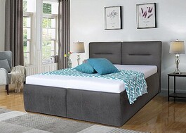 Postel INEZ 2 180cm, s roštem a s úložným prostorem