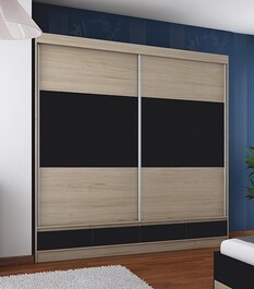 Skříň ANDA 2SL4S šatní, 222cm