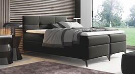 Postel FIGARO 180cm, s matracemi, s roštem a s úložným prostorem
