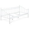 BED-1905 WT - Postel jednolůžková 90x200, kovová konstrukce, bílý matný lak