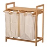 Koš na prádlo ANDAMAN přírodní bambus