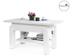 Jídelní/konferenční stůl BRAWO 65x130 barva bílá