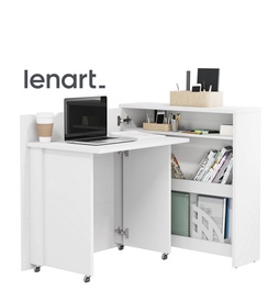 Lenart Work Concept rozkládací psací stůl levý REBECCA bílá