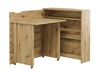 Rozkládací psací stůl levý REBECCA dub artisan