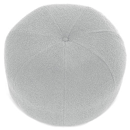 AK-307 GREY2 - Taburet, šedá Bouclé látka.