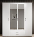 Skříň KARL 4D2Z šatní, 159cm