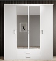 Skříň KAREL 4D2Z šatní, 159cm