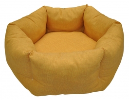 Pelíšek AXIN šestihran - žlutý melír