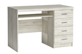 Psací stůl INDIANAPOLIS I-16 jasan bílý