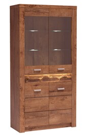 Vitrína INDIANAPOLIS I-3 jasan světlý