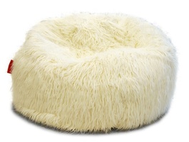 Sedací vak Shaggy White