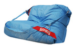 Sedací pytel 189x140 comfort s popruhy cyan