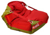 Sedací pytel 189x140 duo scarlet rose - green frog
