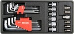 Vložka do zásuvky - imbus 2-12 mm , torx T10-T50, 1/2" E10-E20, adaptéry M5- M12
