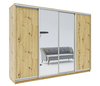 Šatní skříň GAMMA 300/220 dub artisan/zrcadlo