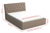 Postel ANTONIO 180x200 cm ekokůže Soft 11