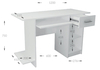 Pracovní stůl VIBER 1D1S bílá levý