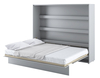Výklopná široká postel 160 REBECCA šedá