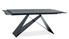 Jídelní stůl rozkládací WESTIN černá/černý mat
