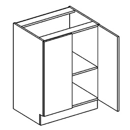 D60 dolní skříňka dvojdvéřová MERCURY Zebra