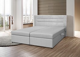 Postel MARIETA 4M 180cm, s matrací, s roštem a s úložným prostorem