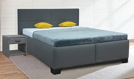 Postel IRISA 2 180cm, s roštem a s úložným prostorem