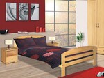 Postel AMELIE 180cm, s roštem