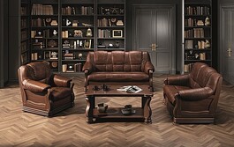 Sedací souprava PALMA 3F+2+1 kožená