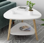 Konferenční stolek LATTE bílá/borovice