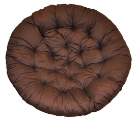 Polstr na křeslo papasan 100 cm hnědý kepr