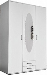 Skříň PAULÍNA 3D2Z šatní, 120cm