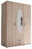 Skříň PAULÍNA 3D2Z šatní, 120cm