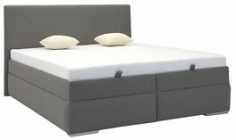 Postel ALORA 160cm, s roštem a s úložným prostorem