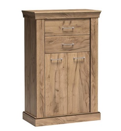 GOLETA A3 komoda 2D2S barva dub kraft zlatý