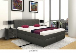 Postel SABA 2 160cm, s roštem a s úložným prostorem