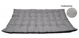 Matrace zahradní MAXI 180x115 cm - šedá 336 voděodolná